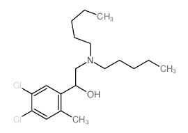 1-(4,5-dichloro-2-methyl-phenyl)-2-(dipentylamino)ethanol Structure