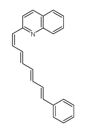 2-[(3E,5E,7E)-8-phenylocta-1,3,5,7-tetraenyl]quinoline Structure