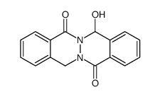5-hydroxy-5,12-dihydrophthalazino[3,2-b]phthalazine-7,14-dione Structure