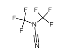 N,N-bis(trifluoromethyl)cyanamide结构式