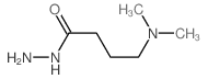 Butanoic acid,4-(dimethylamino)-, hydrazide结构式