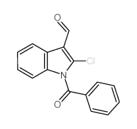 1-benzoyl-2-chloro-indole-3-carbaldehyde Structure