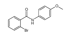 2-bromo-N-(4-methoxyphenyl)benzamide Structure