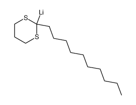 (2-decyl-1,3-dithian-2-yl)lithium结构式