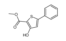 3-羟基-5-苯基噻吩-2-羧酸甲酯结构式