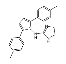 (4,5-dihydro-1H-imidazol-2-yl)-(2,5-di-p-tolyl-pyrrol-1-yl)-amine Structure