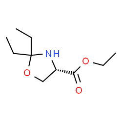 4-Oxazolidinecarboxylicacid,2,2-diethyl-,ethylester,(4S)-(9CI) structure