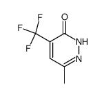 6-methyl-4-(trifluoromethyl)pyridazin-3(2H)-one结构式