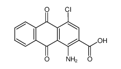 4-Chlor-1-aminoanthrachinon-2-carbonsaeure结构式