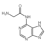 2-amino-N-(5H-purin-6-yl)acetamide structure