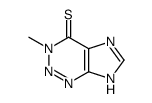 3-methyl-2H-imidazo[4,5-d]triazine-4-thione结构式