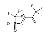 2-(trifluoromethyl)-N-(trifluoromethylsulfonyl)prop-2-enamide结构式