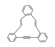 1:2,5:6,9:10-Tribenzo-cyclododeca-1,3,5,7,9-pentaen-11-in结构式