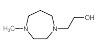 2-(4-Methyl-[1,4]diazepan-1-yl)-ethanol结构式