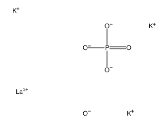 lanthanum tripotassium bis(phosphate)结构式