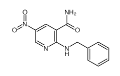 2-(benzylamino)-5-nitropyridine-3-carboxamide结构式