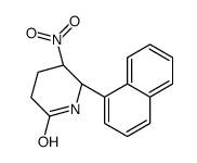 (5R,6S)-6-naphthalen-1-yl-5-nitropiperidin-2-one结构式