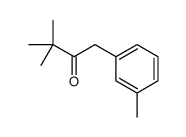 3,3-dimethyl-1-(3-methylphenyl)butan-2-one结构式