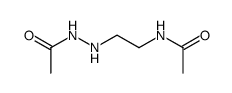 N1-(2-Acetylaminoethyl)-N2-acetyl-hydrazin结构式