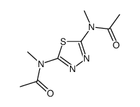 N-[5-[acetyl(methyl)amino]-1,3,4-thiadiazol-2-yl]-N-methylacetamide结构式