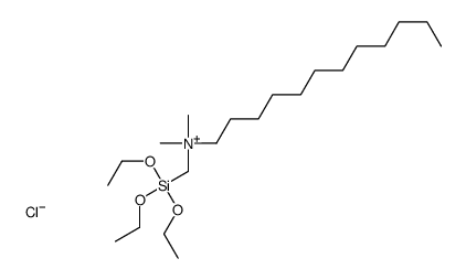 dodecyl-dimethyl-(triethoxysilylmethyl)azanium,chloride Structure
