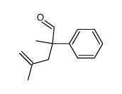 rac-2,4-dimethyl-2-phenylpent-4-enal结构式