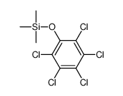 trimethyl-(2,3,4,5,6-pentachlorophenoxy)silane Structure