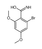 2-bromo-4,6-dimethoxybenzamide结构式