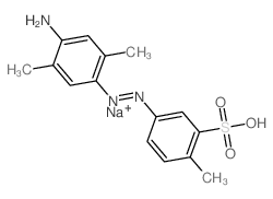 5-(4-amino-2,5-dimethyl-phenyl)diazenyl-2-methyl-benzenesulfonic acid结构式