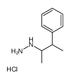 (3-phenylbutan-2-ylamino)azanium,chloride结构式