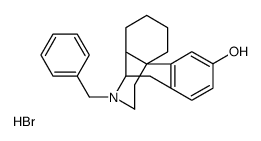 Morphinan-3-ol,17-benzyl,hydrobromide,(-) Structure