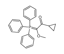 [Methoxy-triphenylphosphoranyliden-acetyl]-cyclopropan结构式
