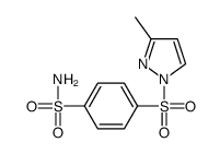 4-(3-methylpyrazol-1-yl)sulfonylbenzenesulfonamide Structure