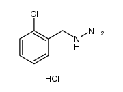 Hydrazine, [(2-​chlorophenyl)​methyl]​-​, hydrochloride (1:2) Structure