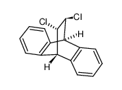 trans-7,8-dichloro-2,3:5,6-dibenzobicyclo[2.2.2]octa-2,5-diene结构式