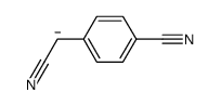 p-cyano-phenyl-acetonitrile anion Structure