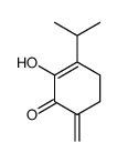 2-Cyclohexen-1-one,2-hydroxy-6-methylene-3-(1-methylethyl)-(9CI) structure