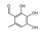 2,3,4-trihydroxy-6-methylbenzaldehyde结构式