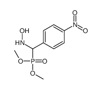 N-[dimethoxyphosphoryl-(4-nitrophenyl)methyl]hydroxylamine结构式