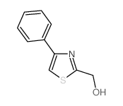 4-苯基-2-羟甲基噻唑结构式