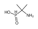 (2-aminopropan-2-yl)phosphinic acid Structure