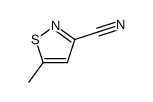 5-methyl-isothiazole-3-carbonitrile结构式