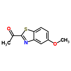 Ethanone, 1-(5-methoxy-2-benzothiazolyl)- (9CI) Structure