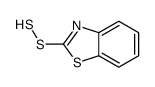 2-Benzothiazolesulfenothioicacid(9CI)结构式
