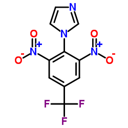 1-[2,6-Dinitro-4-(trifluoromethyl)phenyl]-1H-imidazole Structure