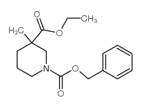 1-BENZYL 3-ETHYL 3-METHYLPIPERIDINE-1,3-DICARBOXYLATE picture