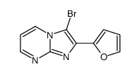 3-Bromo-2-(2-furyl)imidazo[1,2-a]pyrimidine Structure