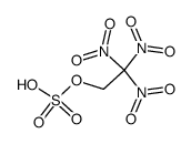 2,2,2-Trinitroethyl hydrogen sulfate Structure