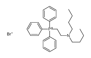 2-(dibutylamino)ethyl-triphenylphosphanium,bromide Structure