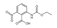 2-ethoxycarbonylamino-6-nitro-benzoic acid结构式